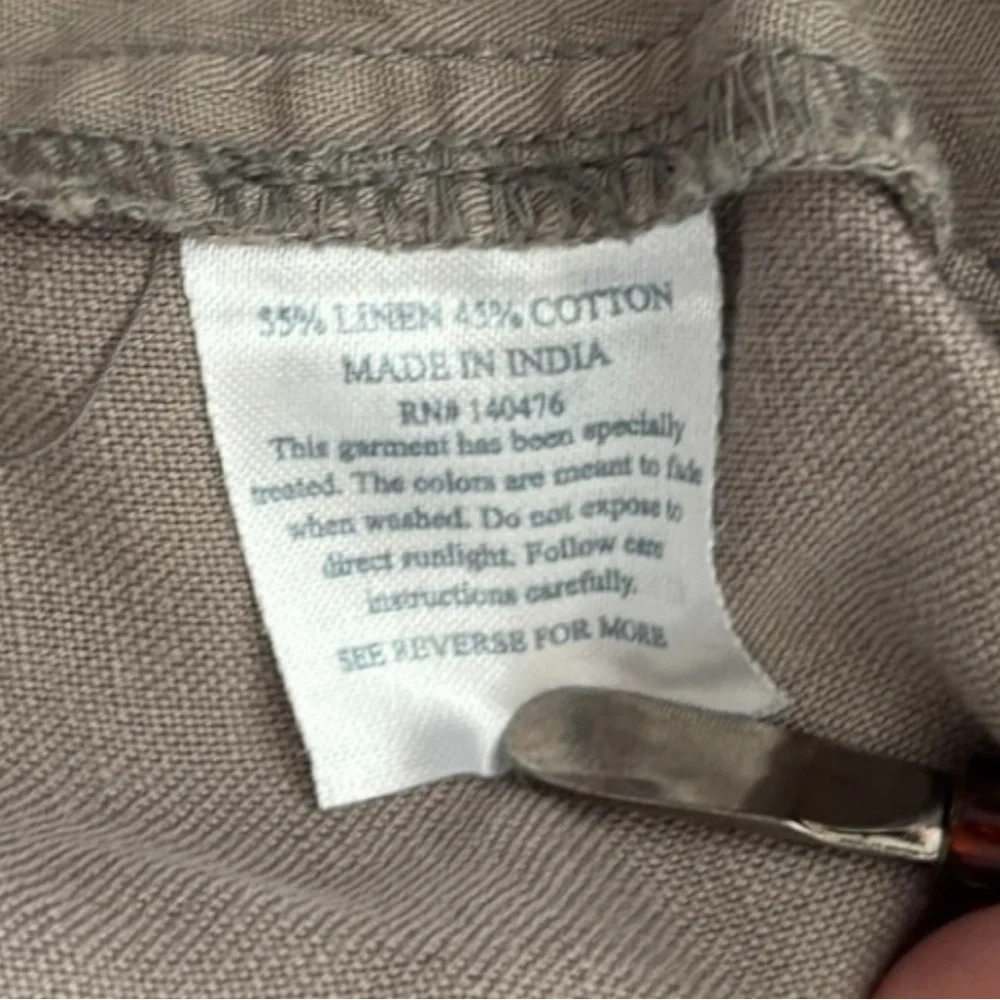 Faherty Tradewinds 9” inseam linen blend men’s shorts in Steel Dust | 38